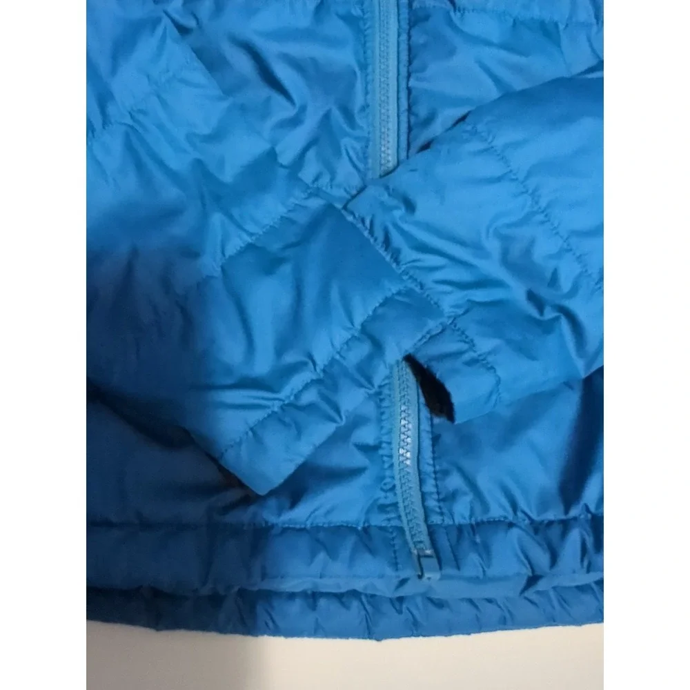 The North Face Puffer Jacket Mens S gorpcore blue lightweight spring blue hiking